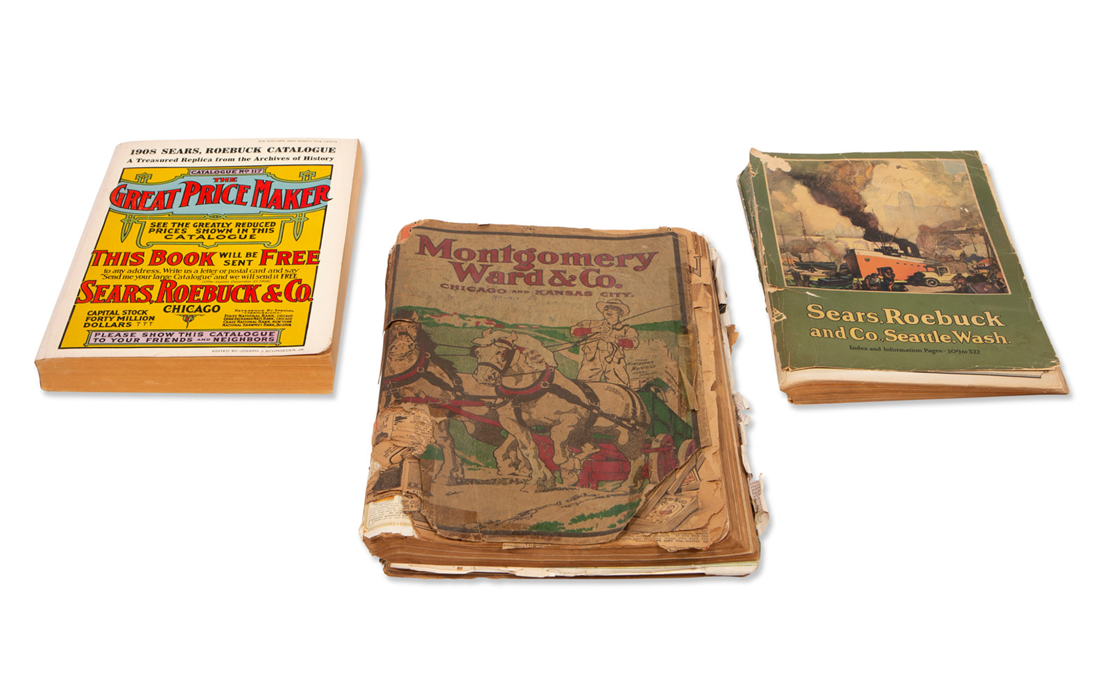 Montgomery Ward & Co. and Sears Roebuck & Company Catalogues, c 